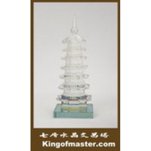 七層水晶文昌塔助讀書、功名及事業運